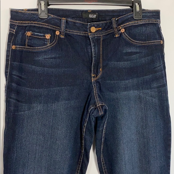 A.n.a bootcut dark wash stretch jeans - Picture 2 of 5
